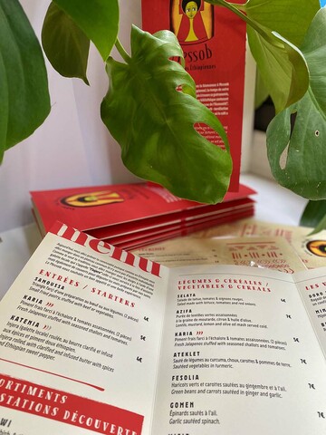 Plaquettes commerciales Cartes et Menus pour restaurants